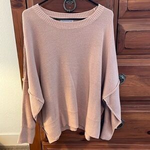 NWOT Miss Sparkling Women’s Mauve Sweater Top Size Large